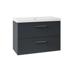 Erin 800mm Wall Mounted 2 Drawer Vanity Unit & Basin