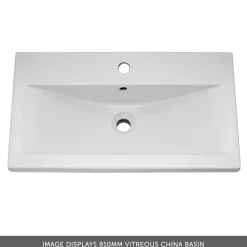 Erin 800mm Wall Mounted 2 Drawer Vanity Unit & Basin