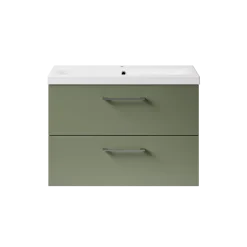 Erin 800mm Wall Mounted 2 Drawer Vanity Unit & Basin