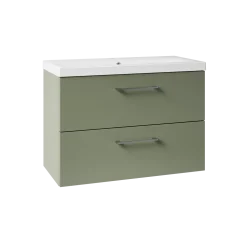 Erin 800mm Wall Mounted 2 Drawer Vanity Unit & Basin