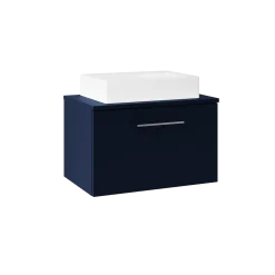 Erin 600mm Wall Mounted 1 Drawer Vanity Unit & Countertop