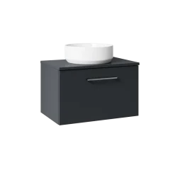 Erin 600mm Wall Mounted 1 Drawer Vanity Unit & Countertop