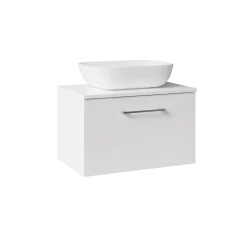 Erin 600mm Wall Mounted 1 Drawer Vanity Unit & Countertop