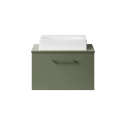 Erin 600mm Wall Mounted 1 Drawer Vanity Unit & Countertop