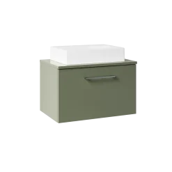 Erin 600mm Wall Mounted 1 Drawer Vanity Unit & Countertop