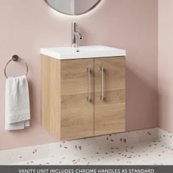 Erin 500mm Wall Mounted Vanity Unit & Basin