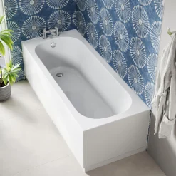 Erin Reinforced Shower Bath Suite with Rimless Toilet