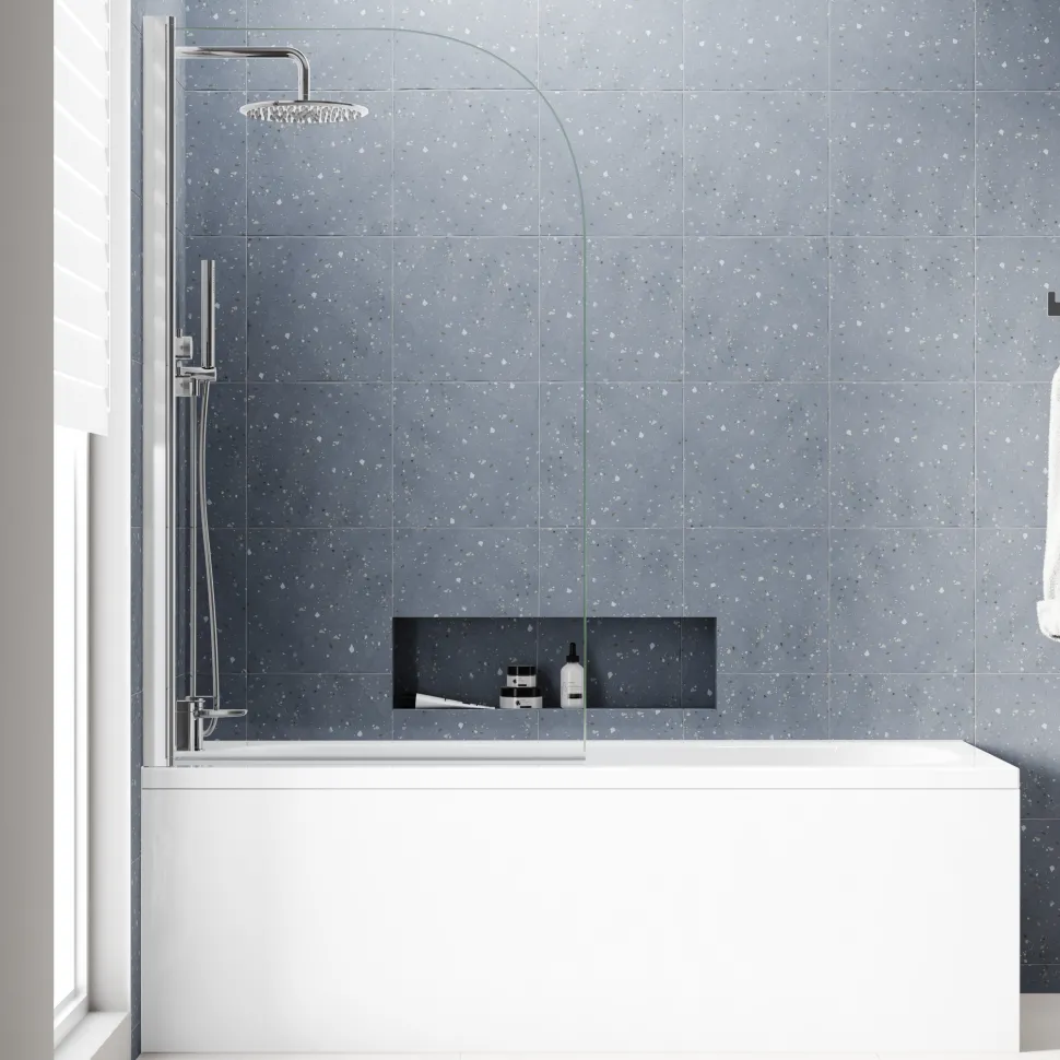 Erin Reinforced Shower Bath Suite with Rimless Toilet