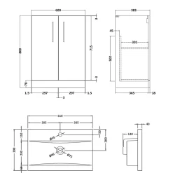 Erin Reinforced Shower Bath Suite with Rimless Toilet