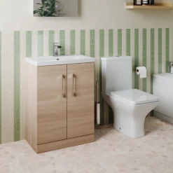 Erin Rimless Toilet & Vanity Unit Bathroom Set