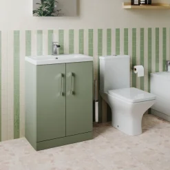 Erin Rimless Toilet & Vanity Unit Bathroom Set