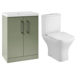 Erin Rimless Toilet & Vanity Unit Bathroom Set
