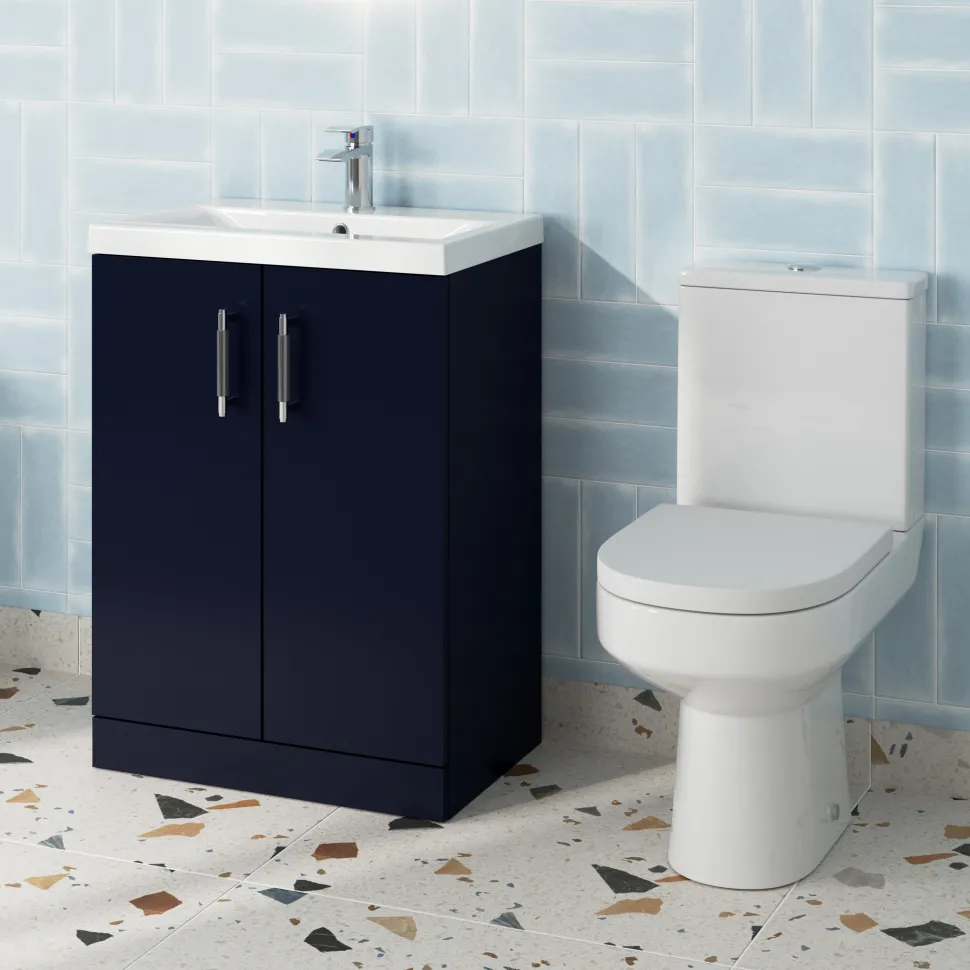 Erin Rimless Toilet & Vanity Unit Bathroom Suite