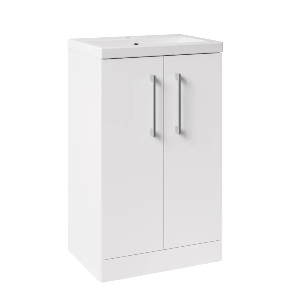 Erin Rimless Toilet & Vanity Unit Bathroom Suite Set