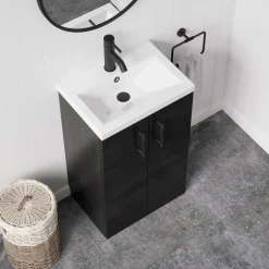 Erin Rimless Toilet & Vanity Unit Bathroom Suite Set