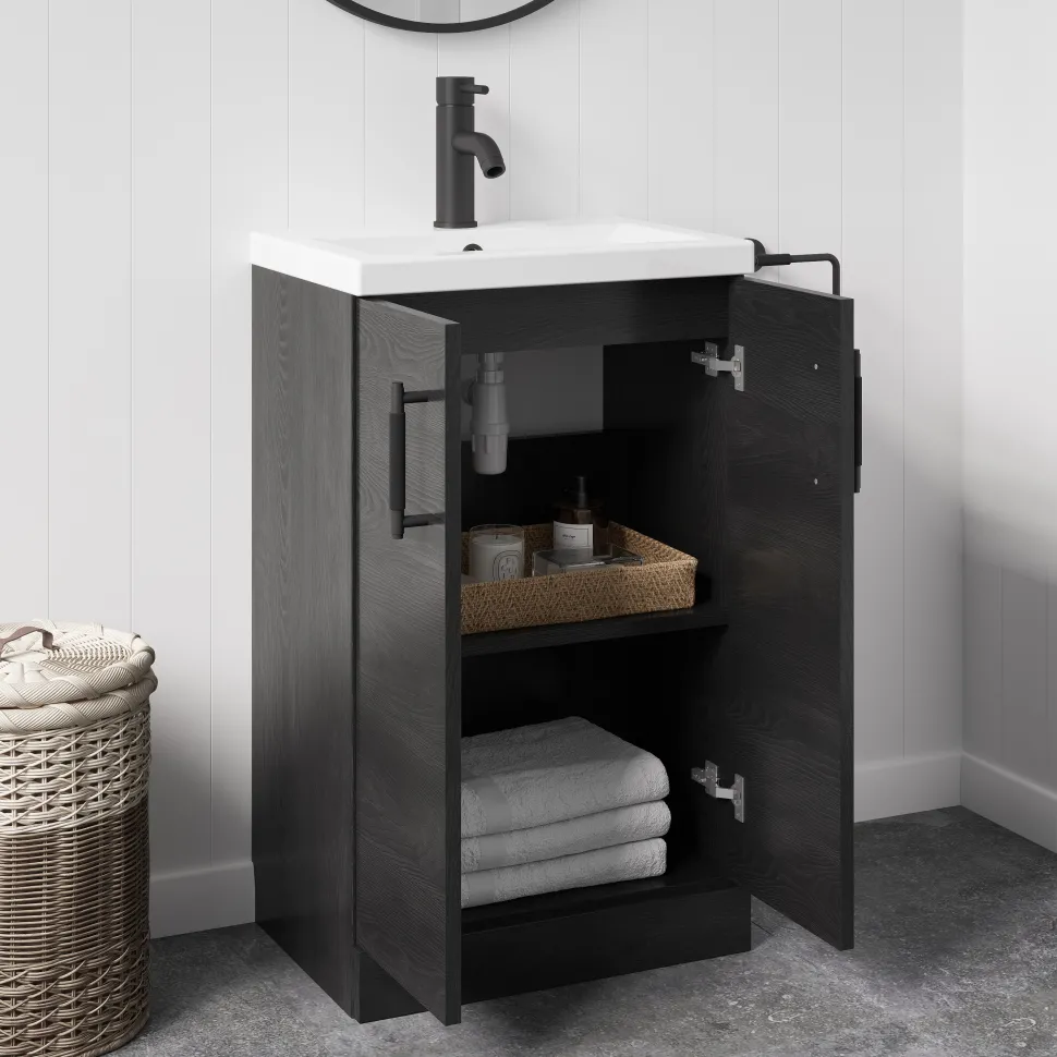 Erin Rimless Toilet & Vanity Unit Bathroom Suite Set