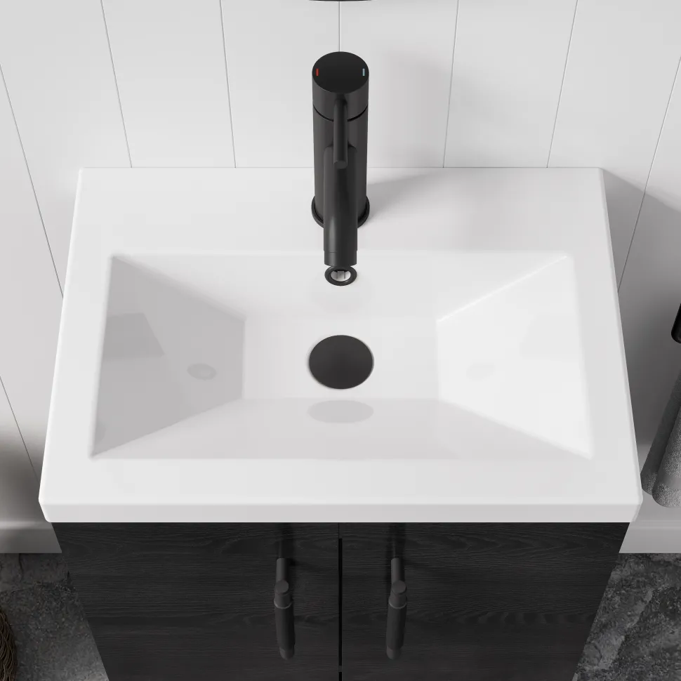 Erin Rimless Toilet & Vanity Unit Bathroom Suite Set