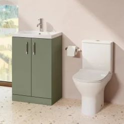 Erin Rimless Toilet & Vanity Unit Bathroom Suite Set