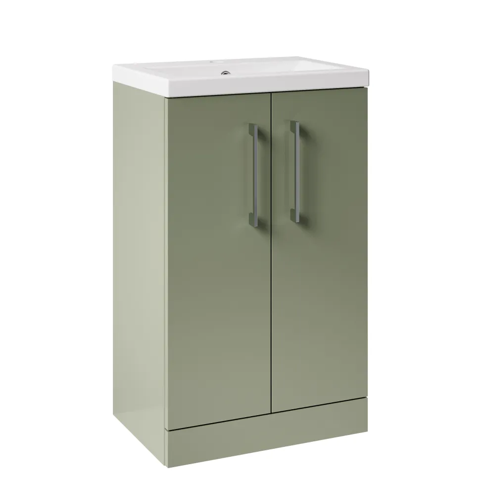 Erin Rimless Toilet & Vanity Unit Bathroom Suite Set