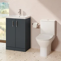 Erin Rimless Toilet & Vanity Unit Bathroom Suite Set