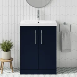 Erin Shower Bath Suite with 1700mm L Shaped Bath & Rimless Toilet