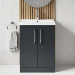 Erin Shower Bath Suite with 1700mm L Shaped Bath & Rimless Toilet