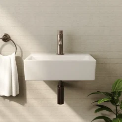 Erin Wall Hung Cloakroom Basin - 370 x 275mm