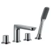 Flova Allore Deck Mounted 4 Hole Bath Shower Mixer with Handset Kit