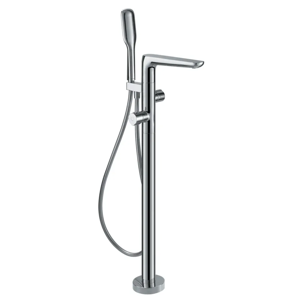 Flova Allore Thermostatic Floorstanding Bath Shower Mixer with Handset Kit