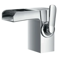 Flova Cascade Waterfall Mono Basin Mixer with Clicker Waste
