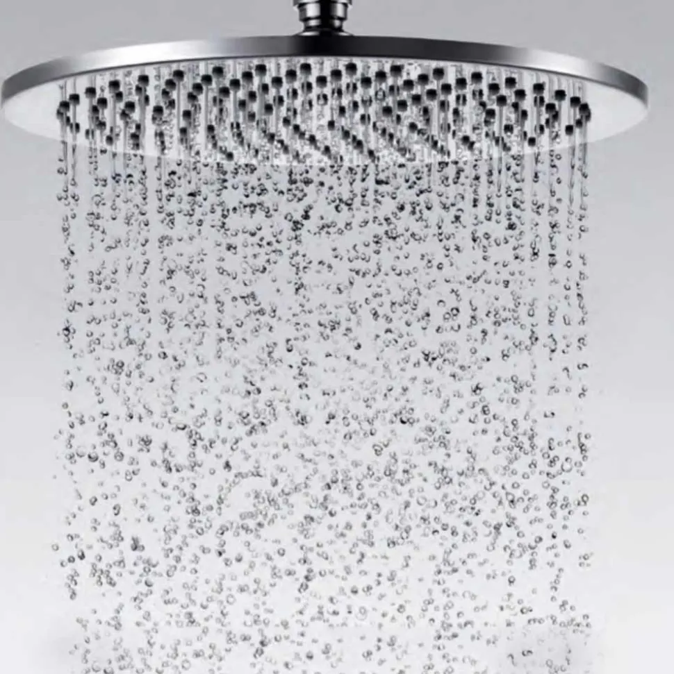 Flova Design 200mm Air-Mix Brass Rainshower Head
