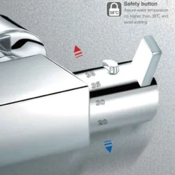 Flova Levo Single Outlet Exposed Thermostatic Shower Bar Valve