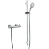 Flova Levo Thermostatic Bar Valve with Slide Rail & Multi-functional Handset