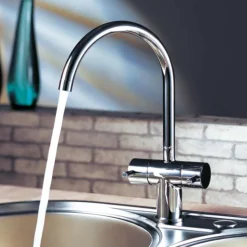 Flova Levo Twin Handle Kitchen Mixer Tap