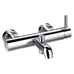 Flova Levo Wall Mounted Single Lever Bath Shower Mixer with Handset Kit