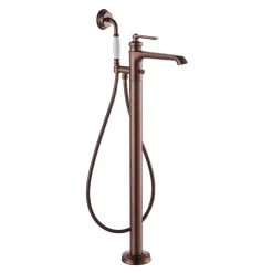Flova Liberty Floor Standing Bath Shower Mixer with Handset Kit - Oil Rubbed Bronze