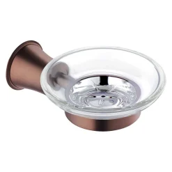 Flova Liberty Glass Soap Dish - Oil Rubbed Bronze