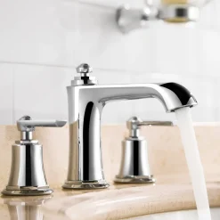 Flova Liberty 3 Hole Basin Mixer with Clicker Waste - Chrome