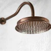 Flova Liberty 225mm Wall Mounted Rainshower Head & Arm - Oil Rubbed Bronze