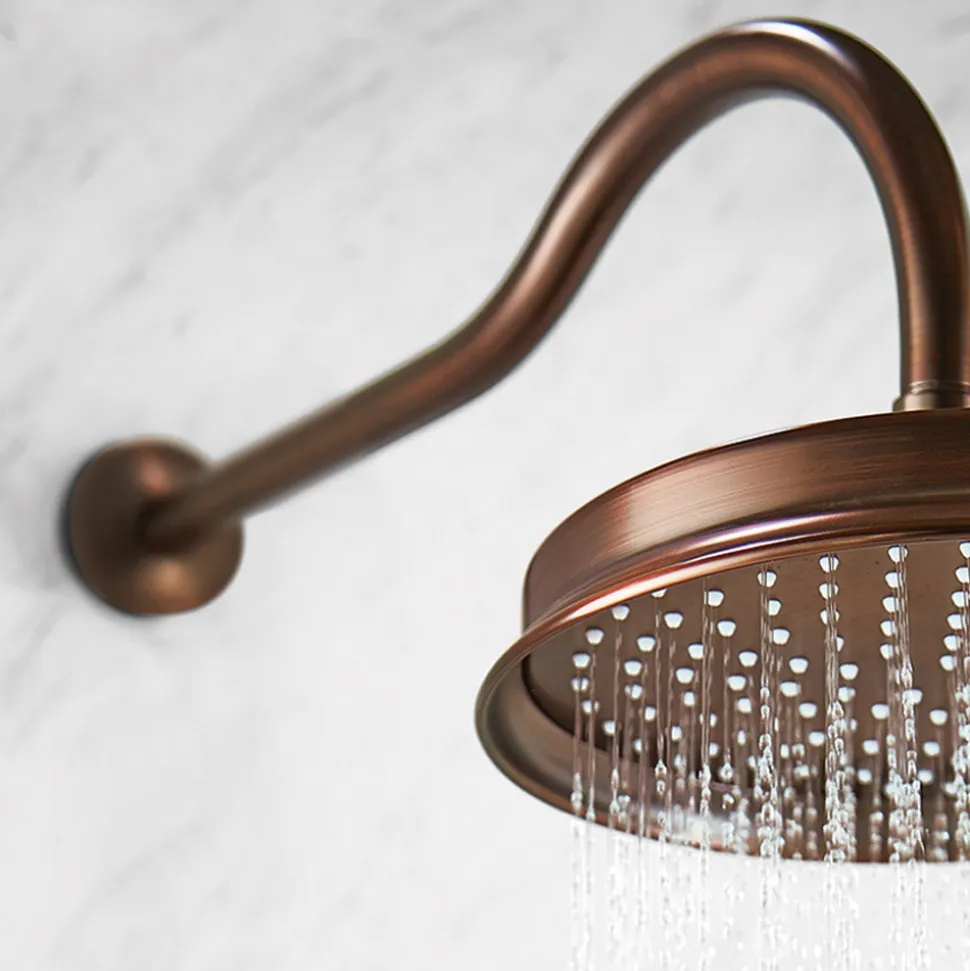Flova Liberty 400mm Wall Mounted Shower Arm - Oil Rubbed Bronze