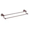 Flova Liberty Oil Rubbed Bronze Double Towel Bar - 650mm
