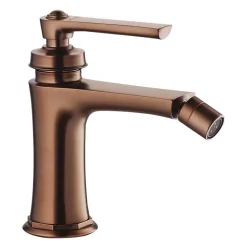 Flova Liberty Single Lever Mono Bidet Mixer with Clicker Waste - Oil Rubbed Bronze