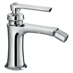 Flova Liberty Single Lever Mono Bidet Mixer with Clicker Waste - Chrome