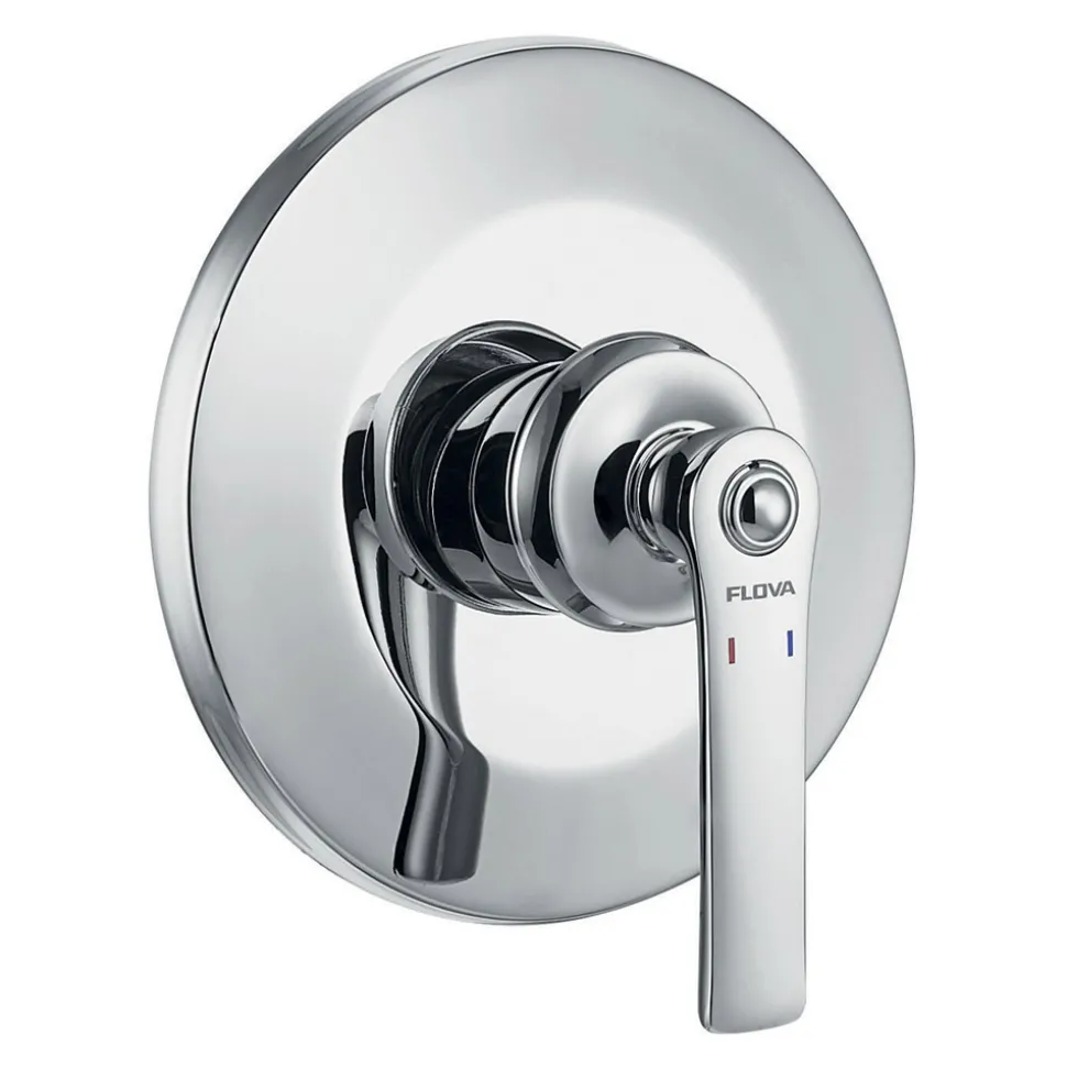 Flova Liberty Single Outlet Concealed Manual Mixer Valve - Chrome