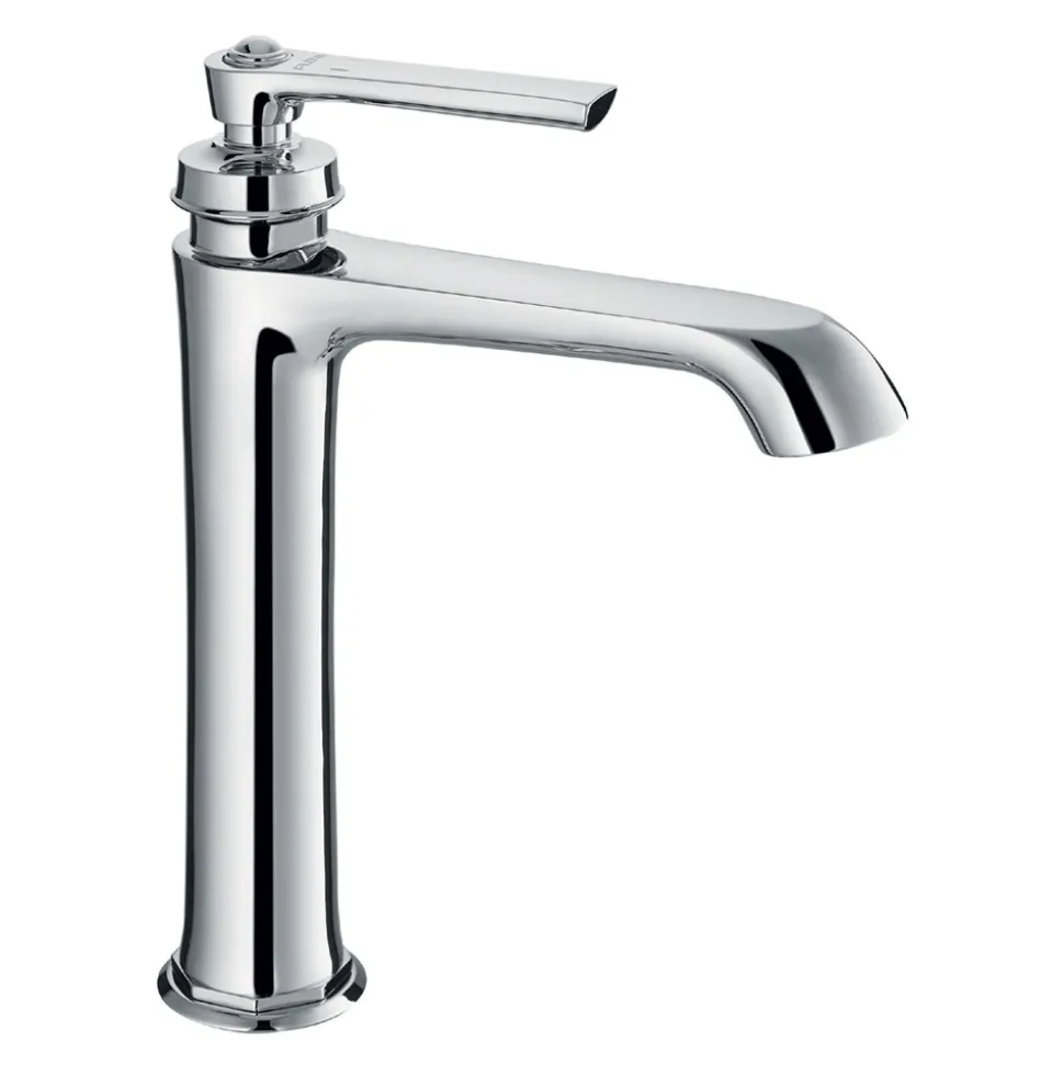 Flova Liberty Tall Mono Basin Mixer with Clicker Waste - Chrome