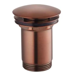 Flova Liberty Wall Mounted Basin Mixer with Clicker Waste - Oil Rubbed Bronze