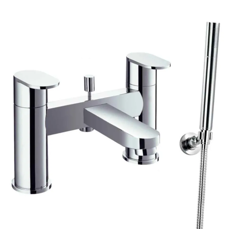 Flova Smart Deck Mounted Bath Shower Mixer With Handset Kit