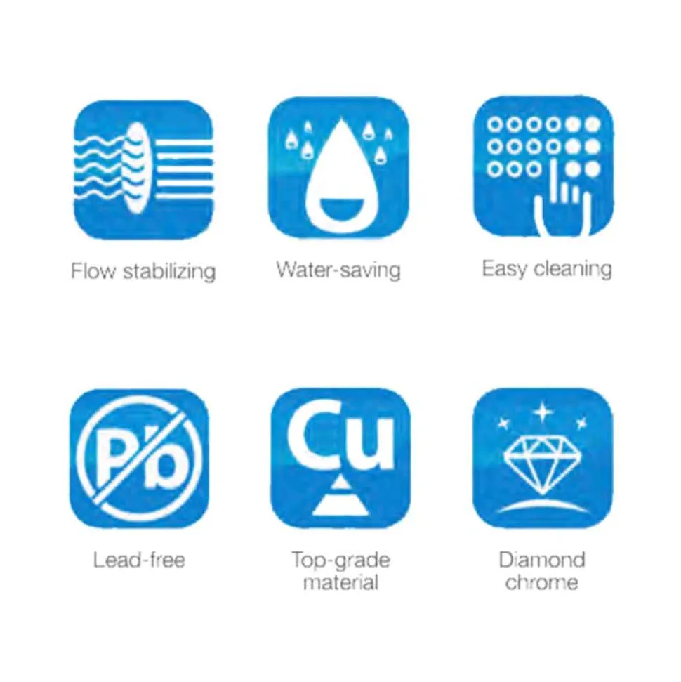 Flova Smart Deck Mounted Bath Shower Mixer With Handset Kit