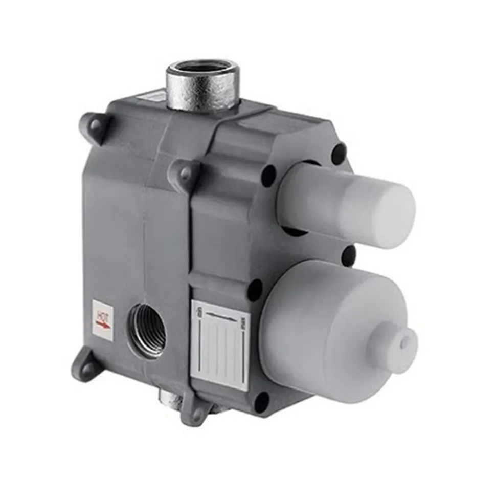 Flova Spring 2 Outlet Concealed Manual Mixer Valve with Easyfit SmartBOX
