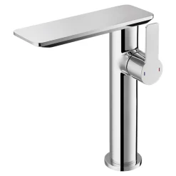 Flova Spring Tall Mono Basin Mixer with Clicker Waste